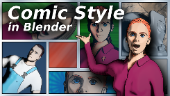 Comic style in Blender thumbnail
